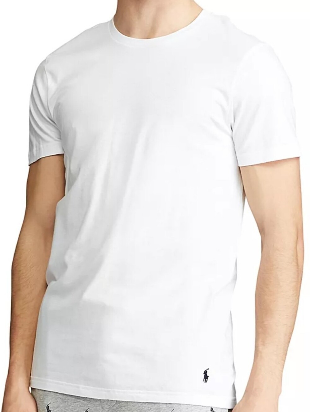 Polo by Ralph Lauren Men's White Crewneck Short Sleeve Tee